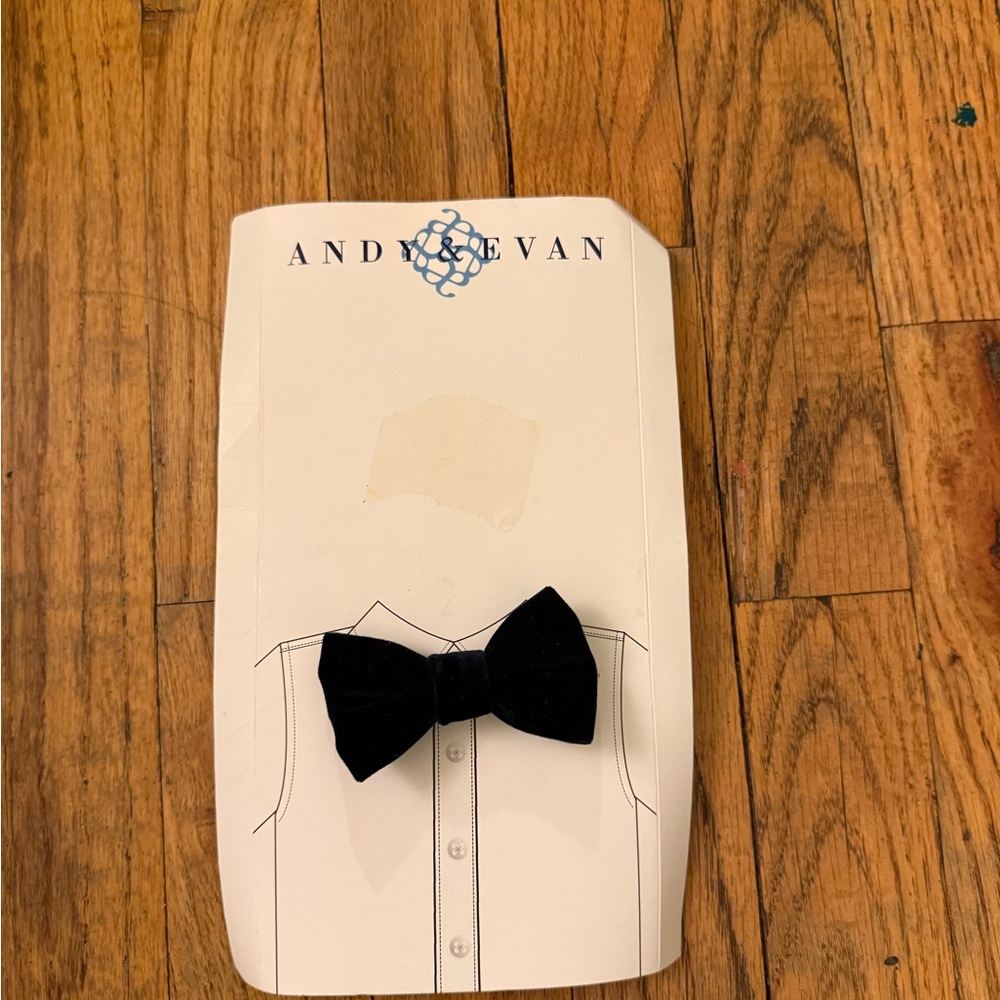 Andy & Evan Classic Black Bow Tie